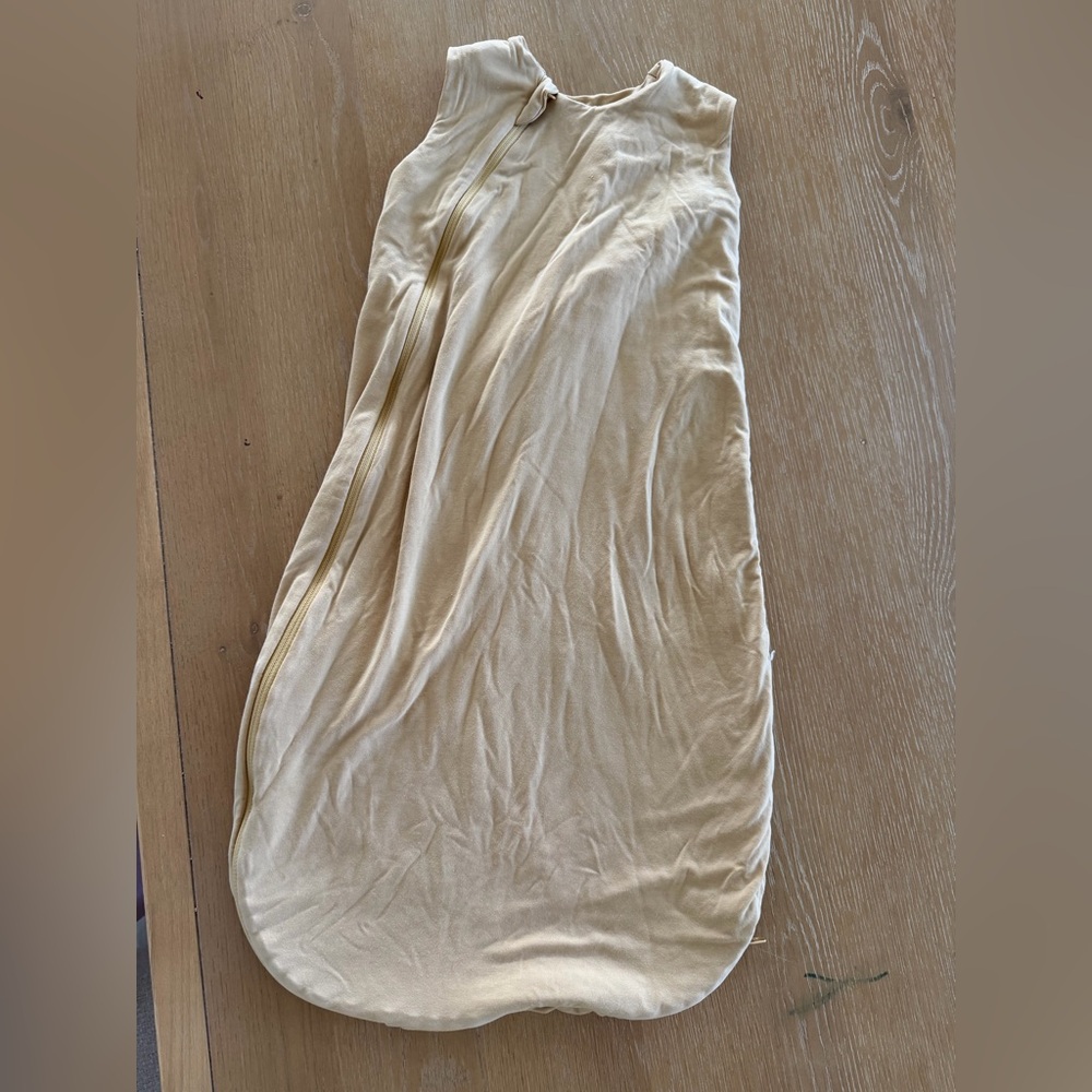 WildBird butter yellow Zip-Front Baby Sleep Sack
